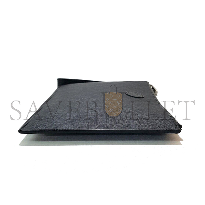 GUCCI GG DENIM POUCH 672953 (30.5*21*1.5cm)